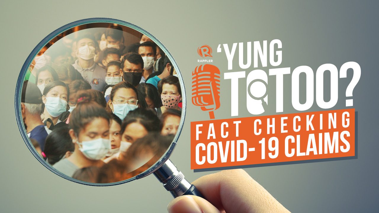 [PODCAST] ‘Yung Totoo?: Fact checking coronavirus claims