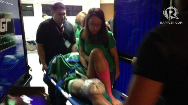 La Salle’s Cyd Demecillo injures right knee after win over UP