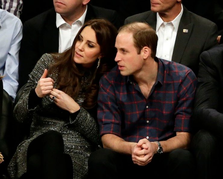 US superstar welcome for British royals at NBA game