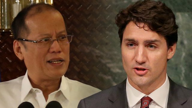 Aquino apologizes to Trudeau for death of Canadian hostages