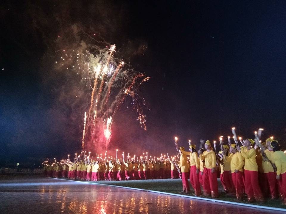 3,500 students light torches for Tuguegarao’s ‘Afi’ Festival