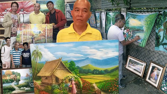 ‘Artwork by the sidewalk’: Ilonggo painter’s life changes after going viral