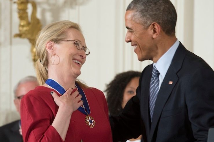 Barack Obama honors Meryl Streep with ‘love’