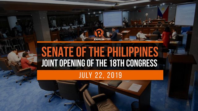 LIVE UPDATES: Opening of Senate of the Philippines