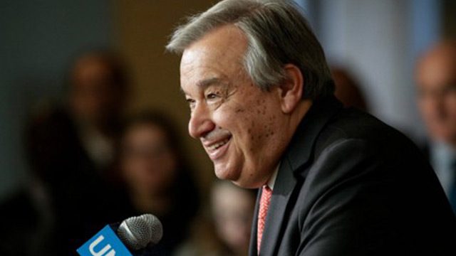 UN Secretary General Antonio Guterres. File photo by Kena Betancur/AFP 