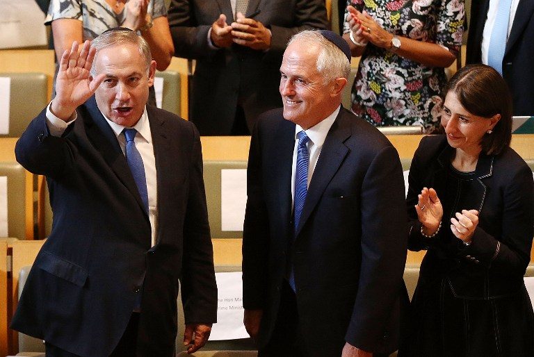 Australia PM slams UN resolution as he welcomes Netanyahu