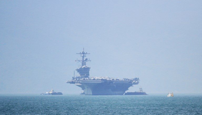 U.S. carrier on historic Vietnam visit amid sea rift with China