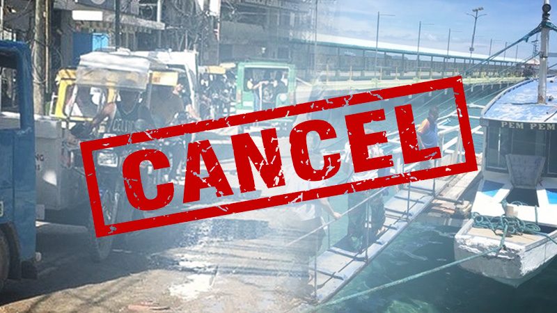 Aklan stops all public transport, including boats bound for Boracay