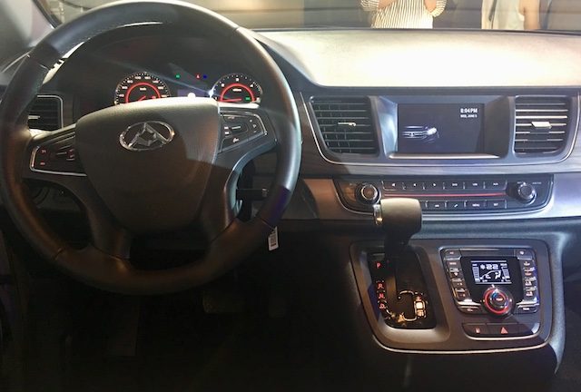 The driver's seat of the Maxus V80 Comfort. Photo by Ralf Rivas/Rappler 