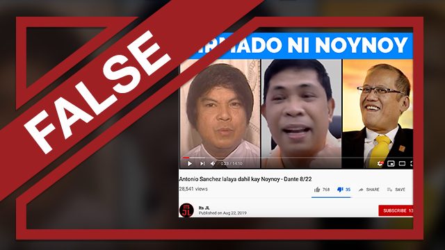 FALSE: PNoy responsible for Sanchez’s possible release due to RA 10592