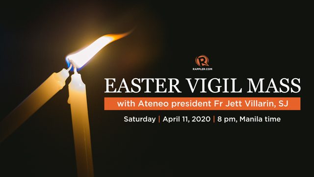 LIVE: Easter Vigil Mass with Ateneo president Fr Jett Villarin, SJ