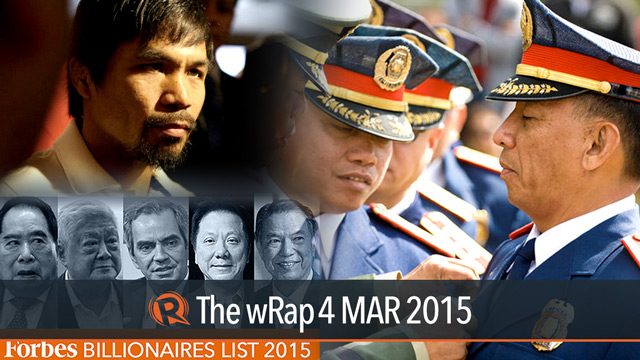 New SAF commander, Filipinos in Forbes’ list, Pacquiao’s ultimate fight | The wRap