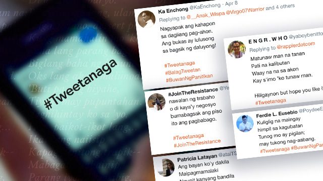 The best #Tweetanaga entries for the 2nd week of April 2018