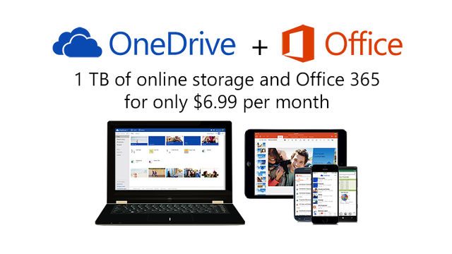 Microsoft OneDrive ups storage, lowers prices