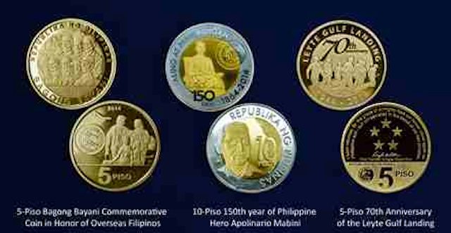 BSP to issue Mabini, Pope Francis coins