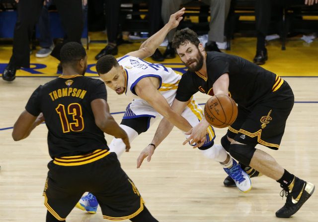 WATCH: LeBron James shouts at Kevin Love during Game 5