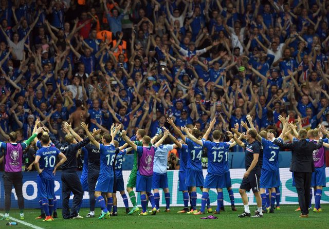 Iceland heroes celebrate ‘historic’ Euro 2016 win over England