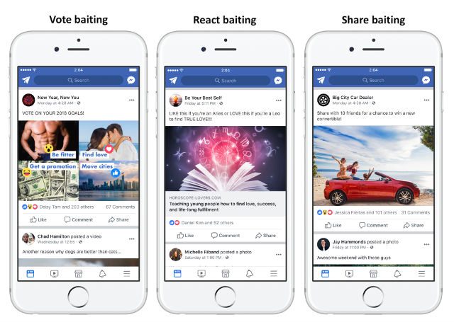 Facebook cracks down on ‘engagement bait’