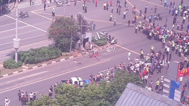 Presiden Jokowi kutuk ledakan di Sarinah