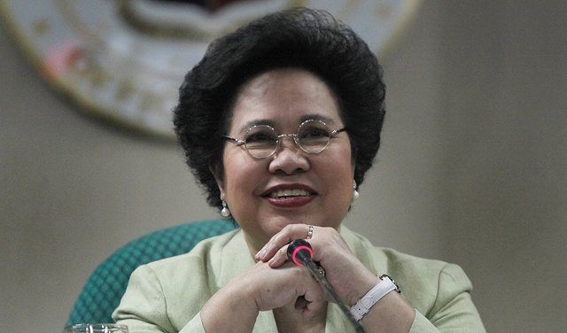 Duterte nominates Miriam Santiago for Quezon Service Cross