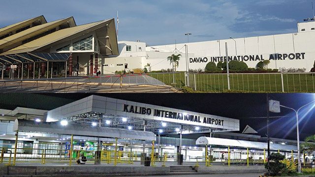 DOTr grants original proponent status to 2 firms for Davao, Kalibo airports upgrade