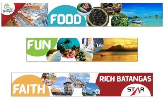 FOOD, FUN, FAITH. Batangas launches a new tourism campaign involving food, fun, and faith. Image courtesy of the Batangas Provincial Tourism and Cultural Arts Office 