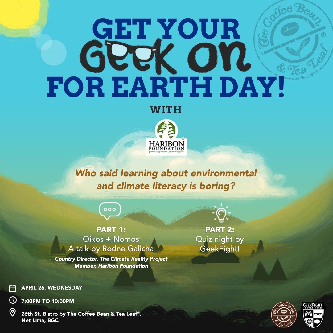 Get your geek on: An earth day challenge