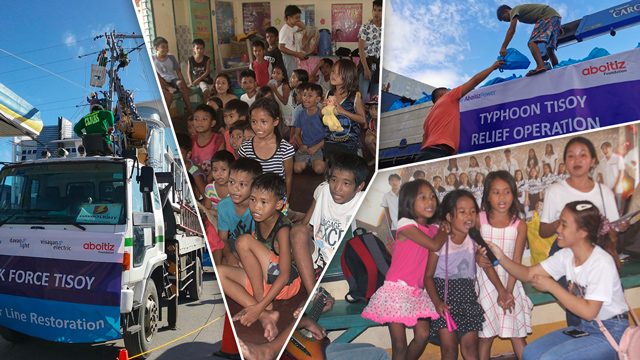 Groups help victims of Typhoon Tisoy, Mindanao quakes for the holidays