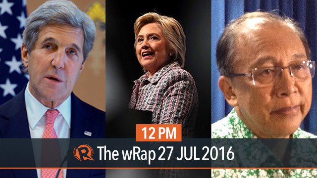 Clinton, Kerry, Suarez | 12PM wRap