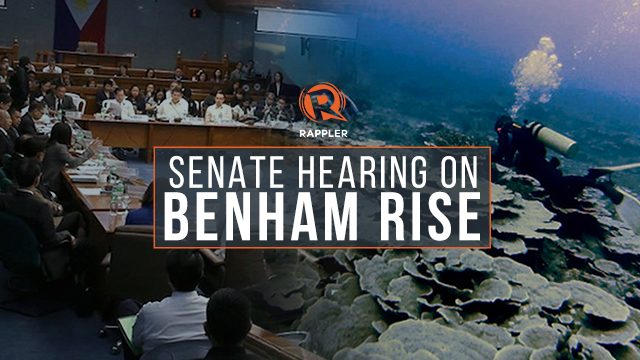 LIVE: Senate hearing on Benham Rise