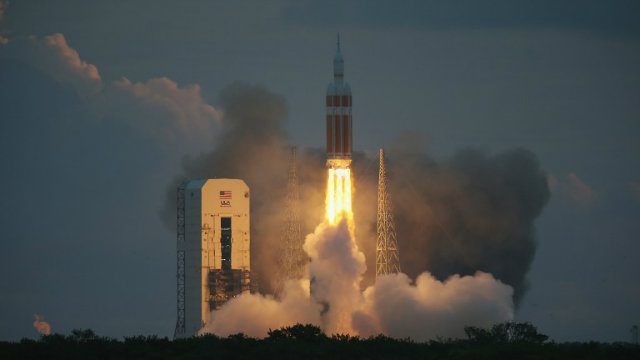 NASA’s Orion capsule blasts off on ‘first step’ to Mars