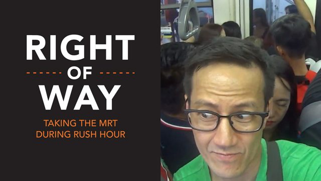 [Right of Way] Taking the MRT during rush hour