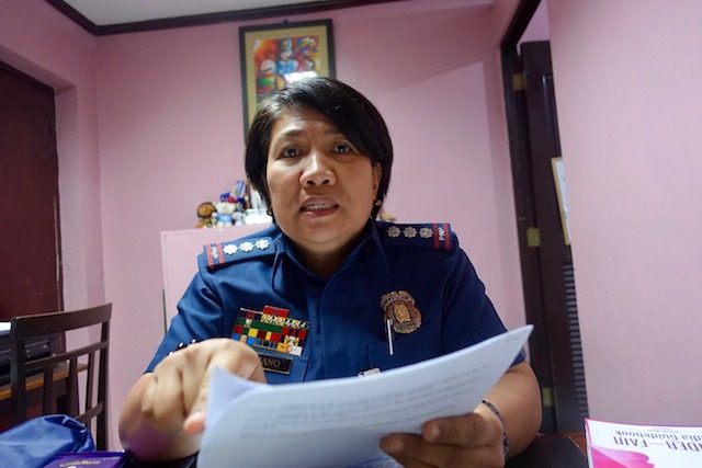 FOR THE CHILDREN. Senior Superintendent Angela Rejano says children are 'impressionable' and 'vulnerable,' which is the reason why they should be exempt from punishment if they commit a crime. Photo by Rambo Talabong/Rappler 