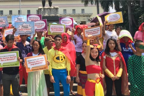 PH ‘superheroes’ urge Duterte to scrap Marcos burial at Heroes’ Cemetery