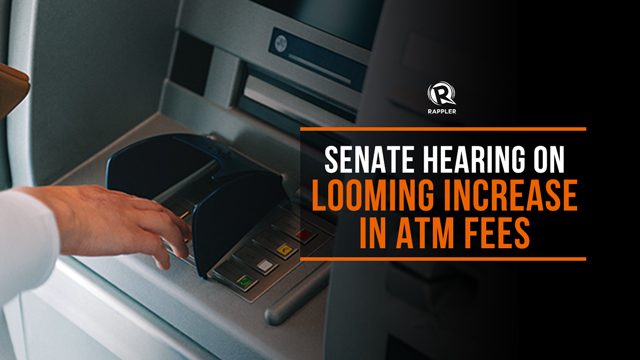 LIVE: Senate hearing on looming increase in ATM fees
