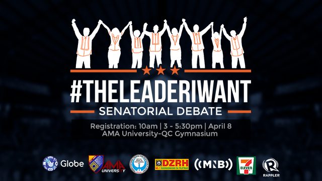 #TheLeaderIWant Senatorial debate at AMA University