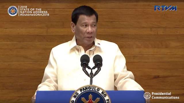Duterte delivers his shortest SONA