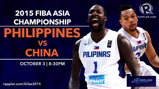 HIGHLIGHTS: Gilas vs China – 2015 FIBA Asia final
