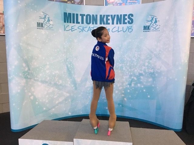 Filipina figure skater holds own vs opponents twice her age in UK tourney