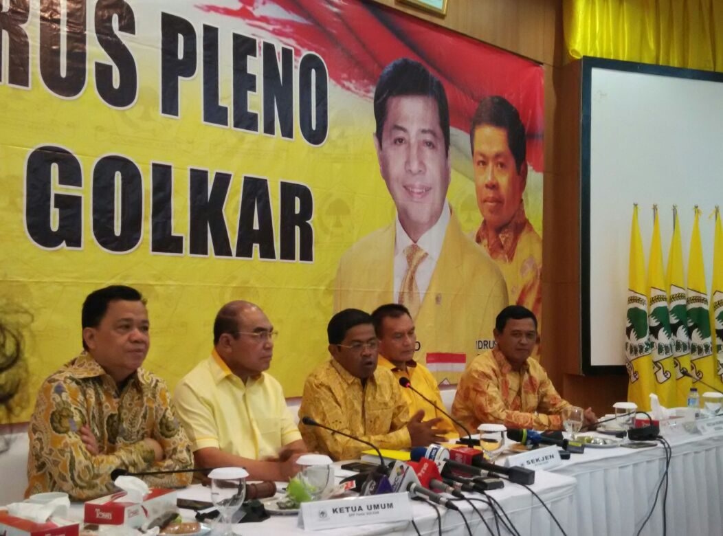 Setya Novanto kembali pimpin rapat, DPP Golkar dijaga ketat