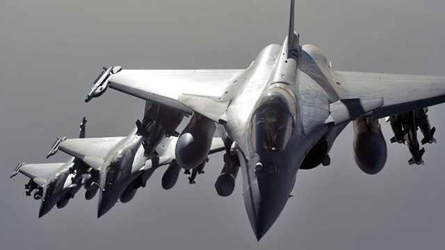 French planes strike ISIS stronghold in Syria