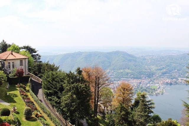 Nikmati indahnya pemandangan Danau Como dari kota kecil di atas bukit, Brunate. 