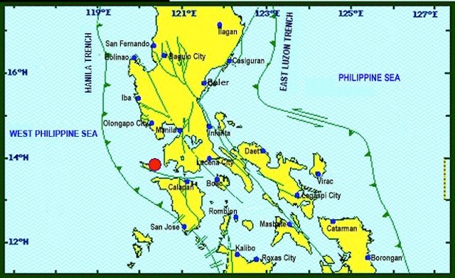 Magnitude 5.4 quake shakes Occidental Mindoro