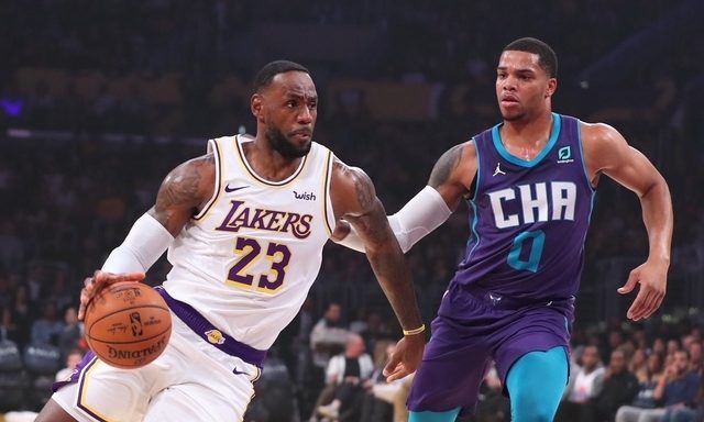 LeBron, Davis take charge as Lakers whip Hornets