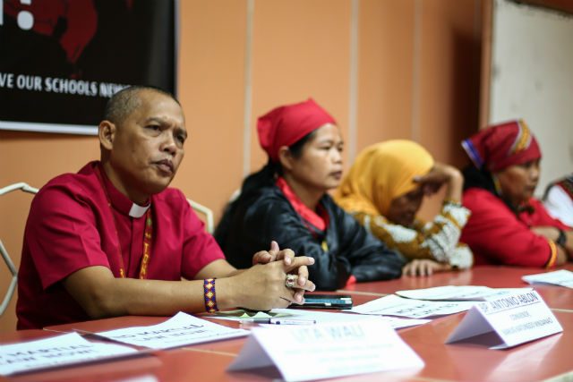 CHARGES. Representatives of indigenous groups and workers unions in Mindanao say members have been languishing in jail on false charges for crimes they have never committed. Photo by Jire Carreon/Rappler 