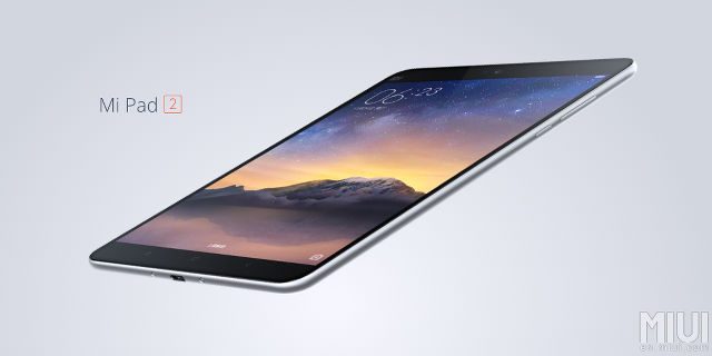 THE MI PAD 2. Xiaomi's latest tablet. Image from Xiaomi