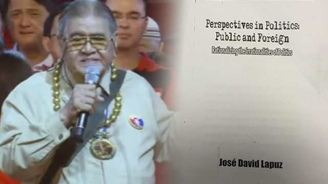 CHED head? Lapuz plagiarized parts of his UST book