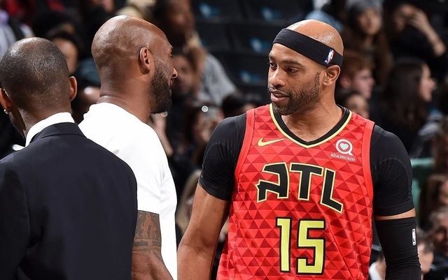 EVERGREEN. Vince Carter, 42, is playing in his 22nd NBA season. Photo from Instagram/@atlhawks  