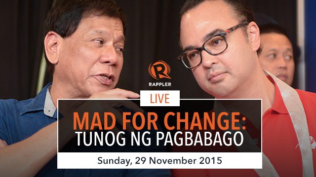 WATCH: Duterte-Cayetano’s ‘MAD For Change’ event