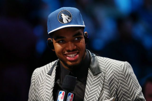 Minnesota picks Towns 1st, Russell goes 2nd to Lakers in NBA draft